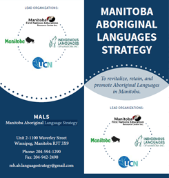 Manitoba Aboriginal Languages Strategy Pamplet